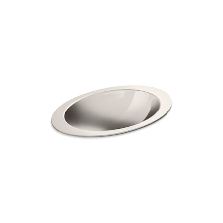 Kohler Rhythm Oval Drop-In Bathroom Sink With Mirror Finish 2603-MU-NA